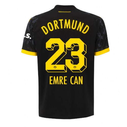 Moški Nogometni dresi Borussia Dortmund Emre Can #23 Gostujoči 2023-24 Kratek Rokav